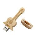 Special carved wooden 32gb usb Flash drive 16gb wooden guitar USB Flash Drivewedding gift